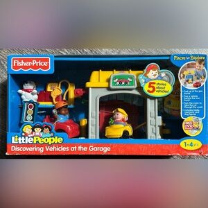 Fisher-Price Little People Discovering Vehicles Playset - Multicolor